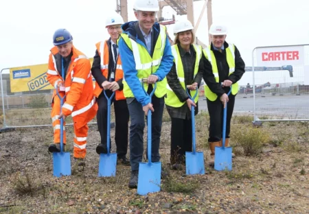 New offshore wind base at Harwich International